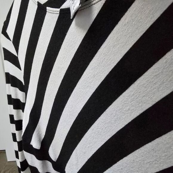 Diane Von Furstenberg Promenade Stripe Colorblock Ruched Long Sleeve Dress - Picture 14 of 14